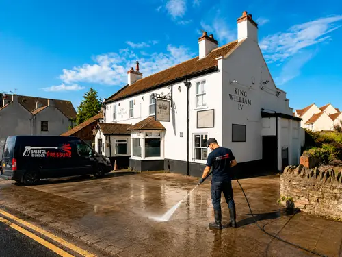 Pressure Washing Driveway in Barrs Court