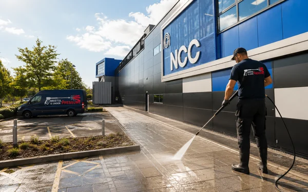 Pressure Washing Driveway in Emersons Green