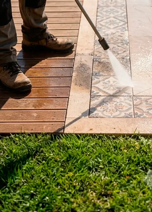 Pressure Washing vs Replacement Longwell Green