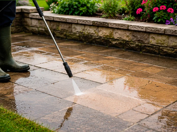 Results after Patio Cleaning